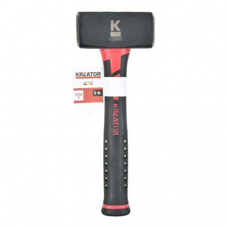 Kreator Klubi haamer KRTH90302, 1.25kg, 100mm x 43mm, klaaskiud, 232mm