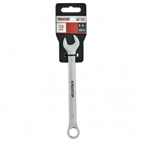 Combination Open-Ring Spanner Kreator KRTH30408 13 mm 170 mm Chrome Vanadium