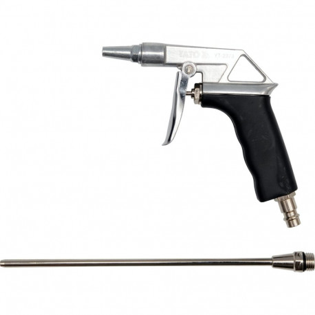 Yato YT-2373 puhumispüstol pika otsikuga, 0.8 MPa, 1/4", 33/230 mm, 1.8/4 mm, alumiinium, PVC käepid