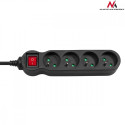 Power strip 1,4m MCE180 2300W black