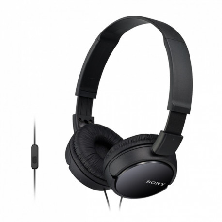Product Name: Sony MDR-ZX110AP Wired On-Ear Headphones with Mic (Black)
Key
