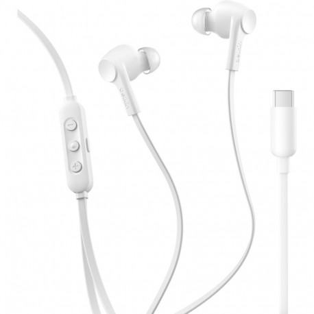 Belkin nööpkõrvaklapid SoundForm G3H0003hqWH ANC USB-C kaabliga, valge
