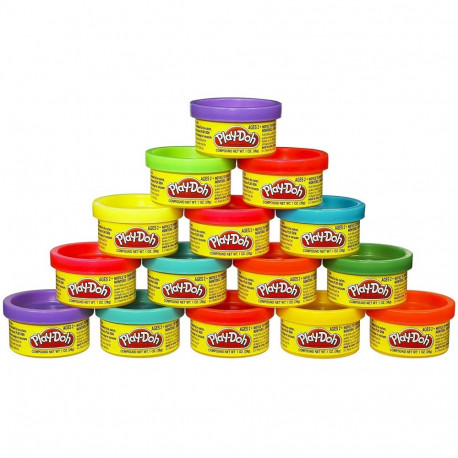 Play-Doh 15 mini purki kotis