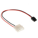 Delock kaabel Molex 4p St - SATA 6p 24cm