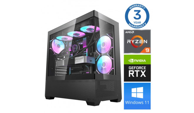 INTOP Ryzen 9 5900X 64GB 1TB SSD M.2 NVME+2TB RTX4070 12GB Win11