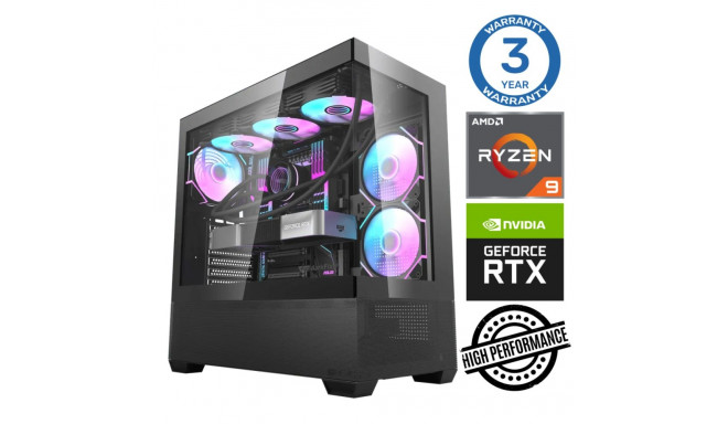 INTOP Ryzen 9 5900X 64GB 1TB SSD M.2 NVME RTX4070 12GB no-OS