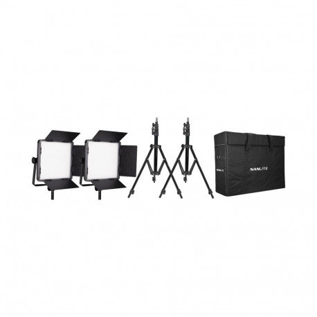Kit Nanlite 2 light kit 600CSA w/Carry case & Light stand