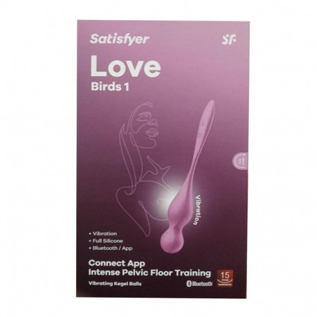 Satisfyer vaagnapõhjalihaste treenija Love Birds 1 intensiivne äpiga juhitav, punane