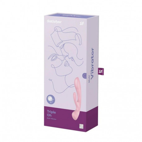 Satisfyer multivibraator Triple Oh!, roosa