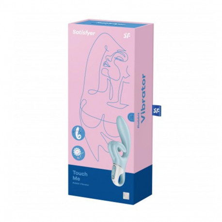 Satisfyer vibraator Touch Me, sinine akvamariin