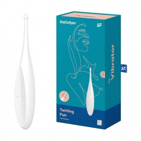 Satisfyer vibraator Twirling Joy, valge