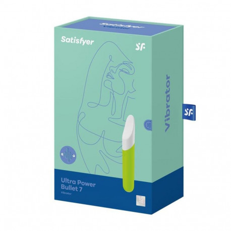 SATISFYER ULTRA POWER BULLET 7 VIBRADOR VERDE 1UN