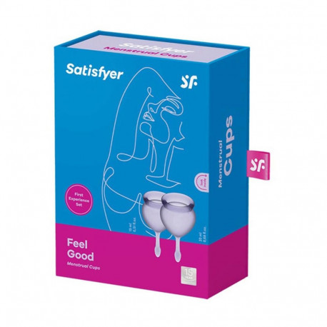 SATISFYER FEEL GOOD COPA MENSTRUAL LILA 2UN