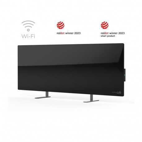 AENO Premium Eco Smart Heater, 700W, Tempered glass, Infrared+convection heating type, Plug type: Eu