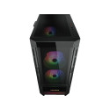 COUGAR DUOFACE RGB PC Case, Mid Tower, Black