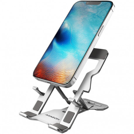 Axagon STND-M PHONE / TABLET STANDAluminum stand for 4“ – 10.5“ phones and tablets. Five adjustable 