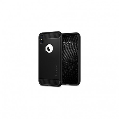 Kaitseümbris Rugged Armor, Apple iPhone X / Xs, must, Spigen