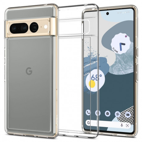 Kaitseümbris Ultra Hybrid, Google Pixel 7 Pro, läbipaistev, Spigen