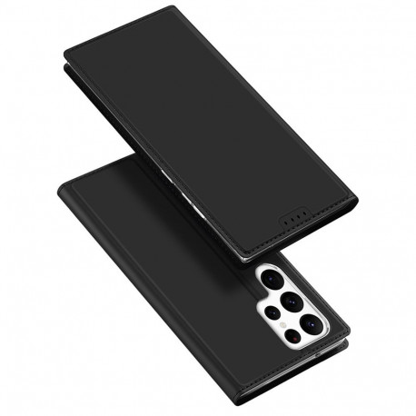 Kaitseümbris kaanega Skin Pro, Samsung Galaxy S23 Ultra, must, Dux Ducis