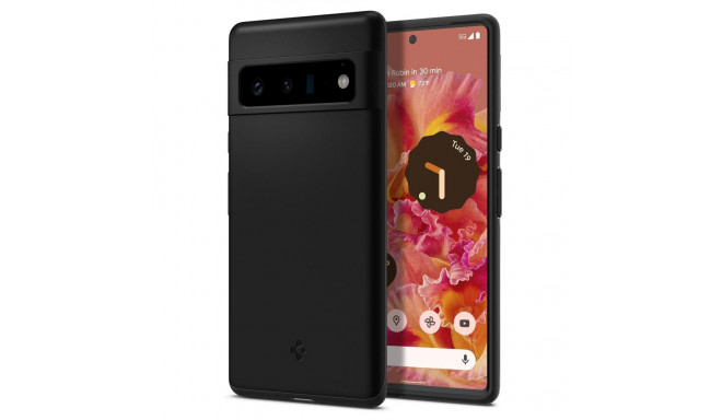 Kaitseümbris Thin Fit, Google Pixel 6 Pro, õhuke, must, Spigen