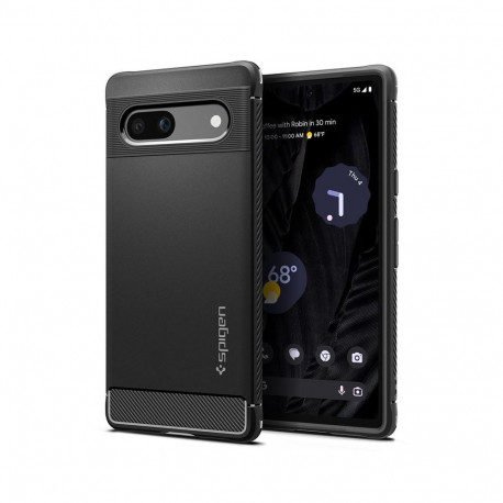 Kaitseümbris Rugged Armor, Google Pixel 7a, must, Spigen