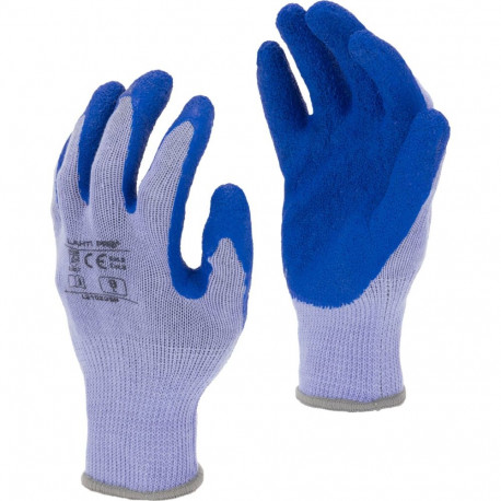 Rękawice lateks nieb-fiol. l210208p, 12 par, "8", ce, lahti