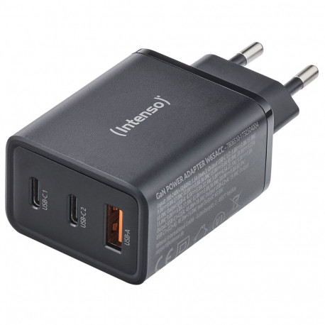 Intenso Power Adapter W65ACC GaN 2x USB-C 1x USB-A 65W must