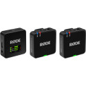 Rode wireless microphone Wireless GO Gen 3, black + adapter Interview GO