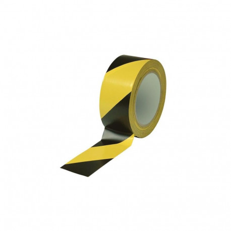 ADHESIVE TAPE 5CMX33M BLACK YELLOW