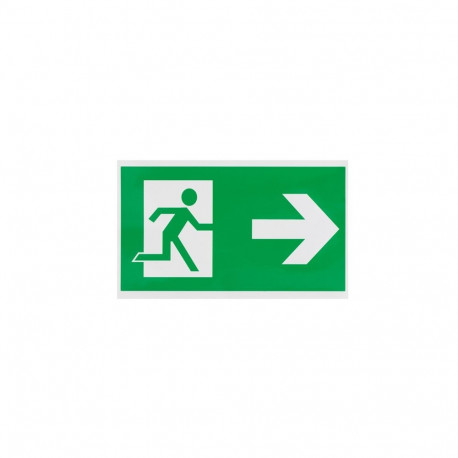 kleebis väljapääs paremale 100x180mm