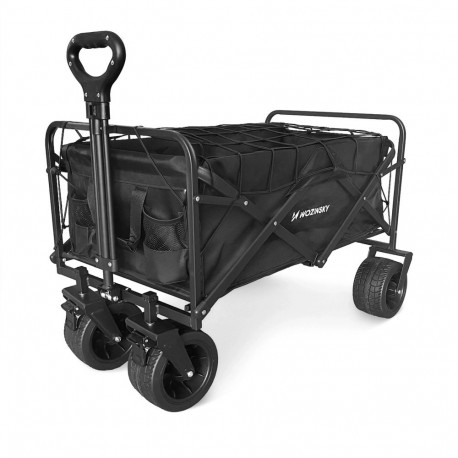 Wozinsky WZP-100 beach, tourist, garden trolley, durable, wide wheels, with safety net up to 100 kg 