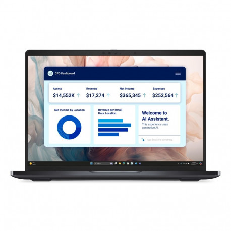 DELL Pro 13 premium PA13250 Copilot+ PC Intel Core Ultra 5 236V sülearvuti 33.8 cm (13.3") Full HD+ 