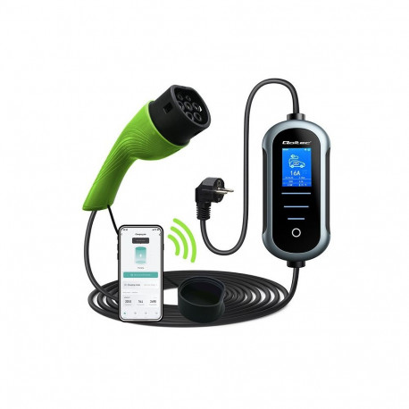 EV car charger w/ adjust. Type2 2in1 3.5kW