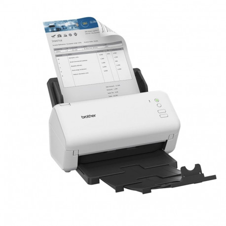 Brother skanner ADS-4100 ADF 600x600 DPI A4, must, valge