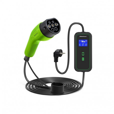 Qoltec Mobile EV Charger 2-in-1 Type2 | 3.5kW | 230V