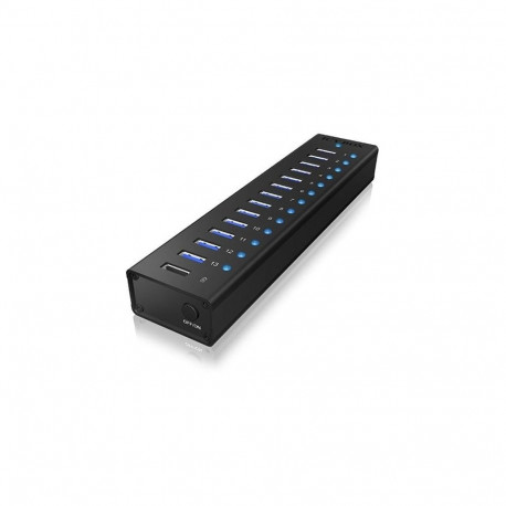 Icy Box 13-Port USB Hub w/ Charging Port (IB-AC611