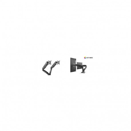 ICY BOX IB-MS304-T 68.6 cm (27") Desk Black