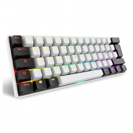 Sharkoon SGK50 S4 klaviatuur home USB QWERTZ saksa valge