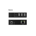 Digitus USB 3.2 Gen1 CAT Extender, 5 Gbps, 4 ports: 3x USB-A / 1x USB-C, 100m
