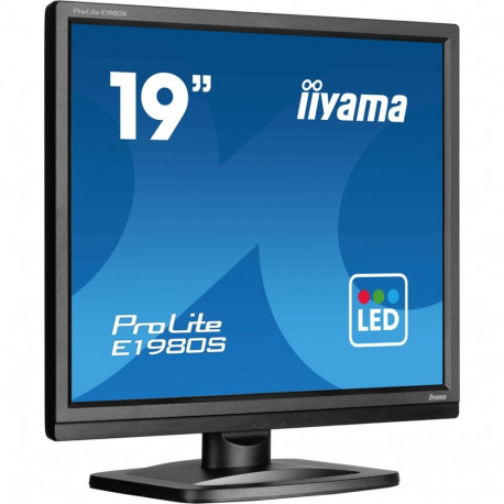 iiyama ProLite E1980S-B1 arvutimonitor 48.3 cm (19") 1280 x 1024 pikslit VGA LED must