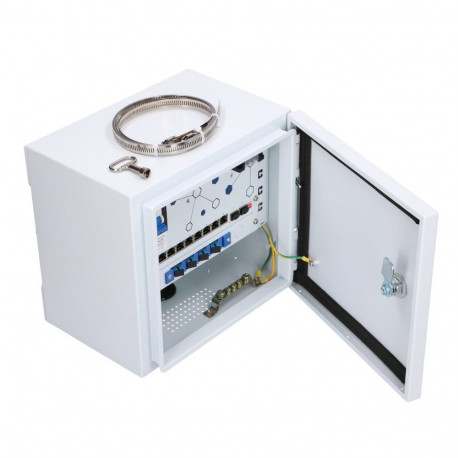 Extralink välitingimuste PoE lüliti Atlas 8x RJ45 1000Mbps PoE, 2x SFP, 120W, aktiivne jahutus