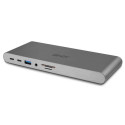Lindy DST-Pro 5K XT, USB-C sülearvuti dokk kolmikekraaniga (4K) või ühe ekraaniga (5K) ja 100W läbiv