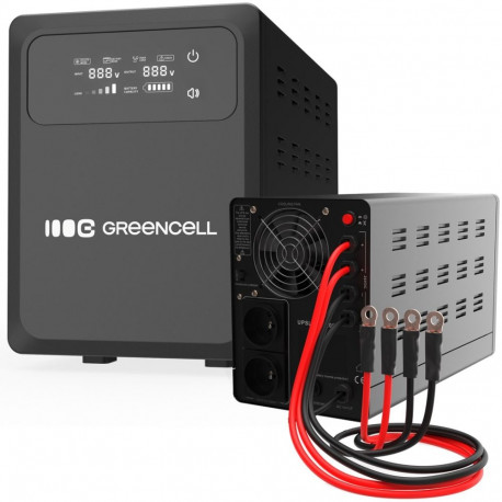 Green Cell katkematu toiteallikas (UPS) UPSLPPC1200 liin-interaktiivne 2kVA 1200W