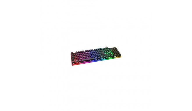Deltaco GAM-021-RGB-DE keyboard Gaming USB QWERTZ German Black