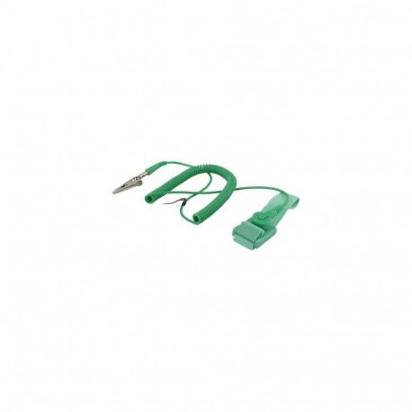 Deltaco 608-611C antistatic wrist strap Green