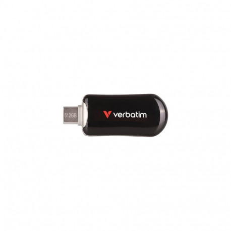 Verbatim Plectra Black 512GB USB-C Flash Drive 302