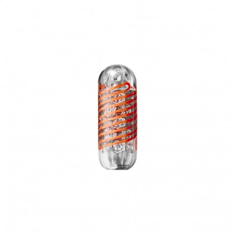 Tenga Spinner Hexa 02 Pocket masturbator Orange, Transparent Elastomer