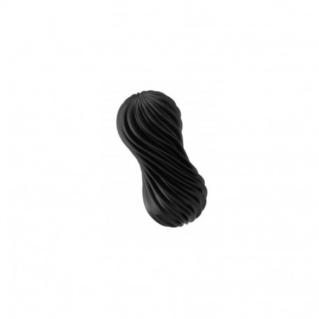 Tenga Flex Rocky Pocket masturbator Black Elastomer