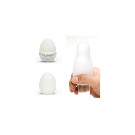 Tenga Egg Boxy Egg masturbator Thermoplastic elastomer (TPE)