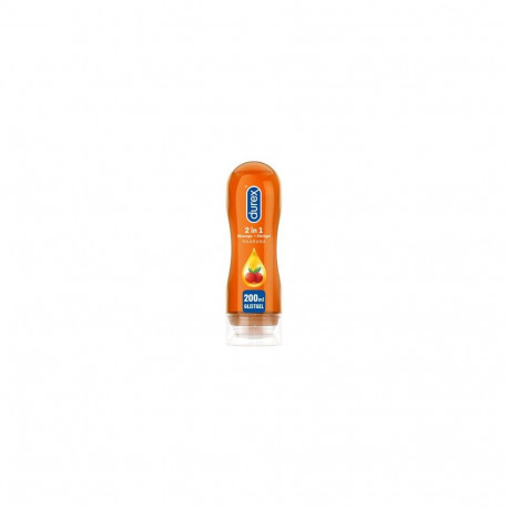 Durex 2in1 Massage &amp; Gleitgel Guarana Anal, Oral, Sex toy, Vaginal 200 ml Water-based lubric